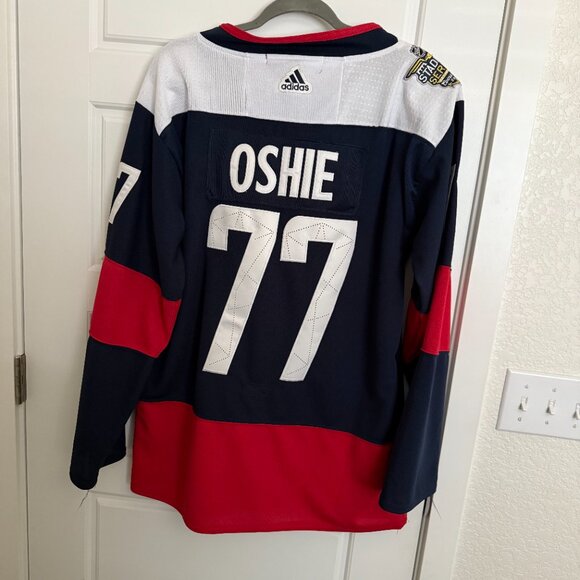 Men's TJ Oshie Navy Washington Capitals 2018 NHL Stadium Series - Picture 3 of 4